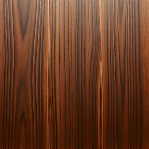Close-up of a piece of walnut wood, highlighting its rich, dark color and smooth finish.